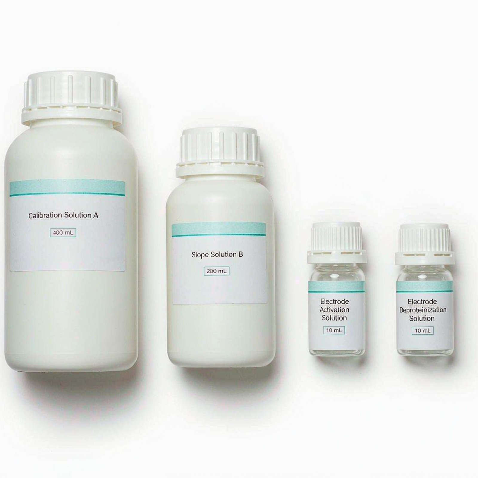 Electrolyte Analyzer Reagents and Consumables | Calibration Solution A, Slope Solution B, Electrode Activation and Deproteinization Solution for AC9800 and AC9801 Analyzers