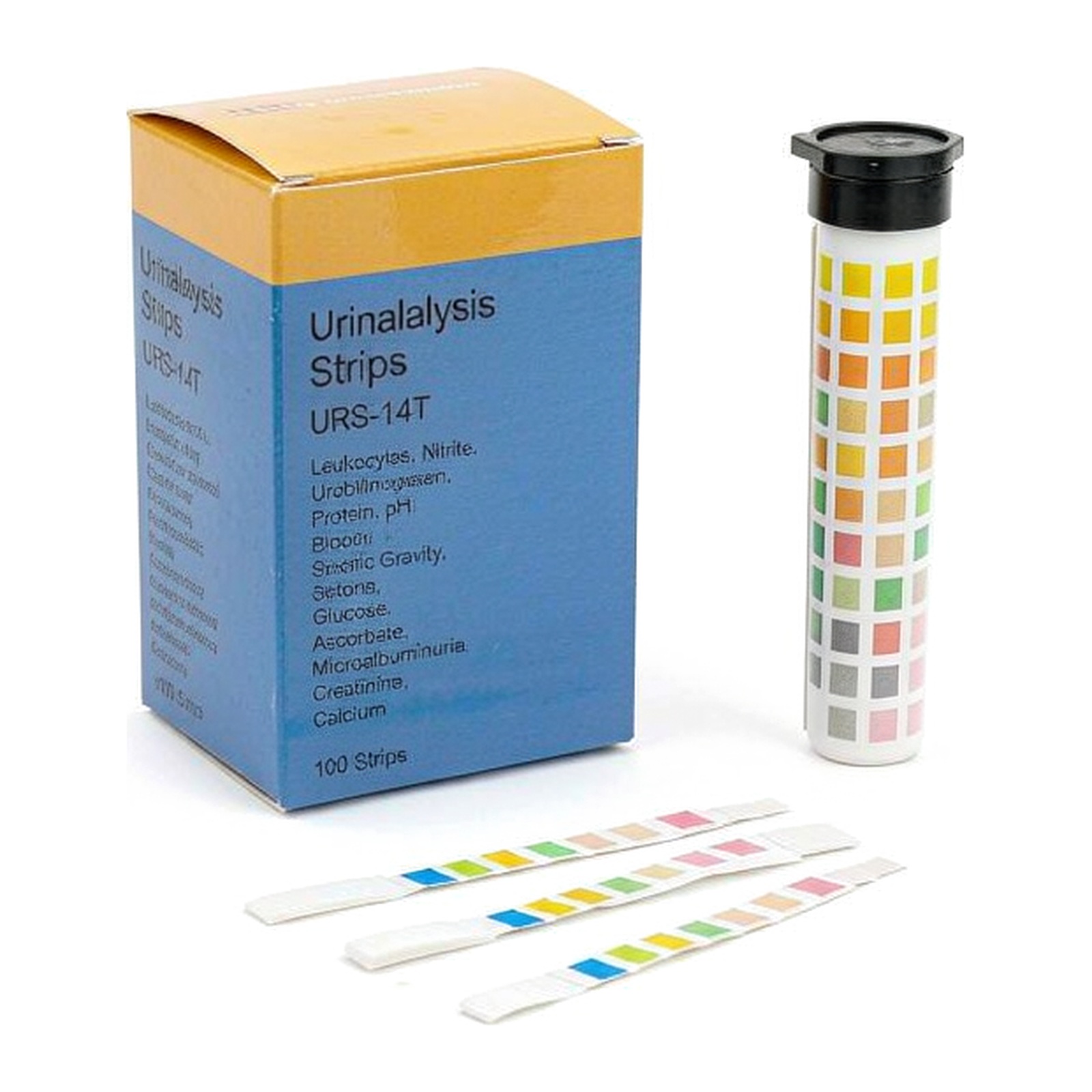 URS-10T Urinalysis Reagent Strips | 10-Parameter Urine Test Strips for Clinical Urinalysis Screening